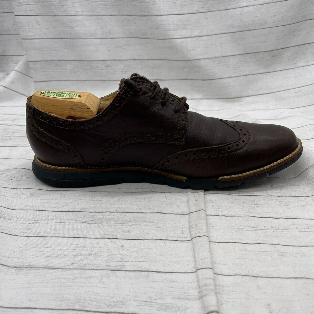 Cole Haan Brown Classic Leather Oxfords - Picture 5 of 11